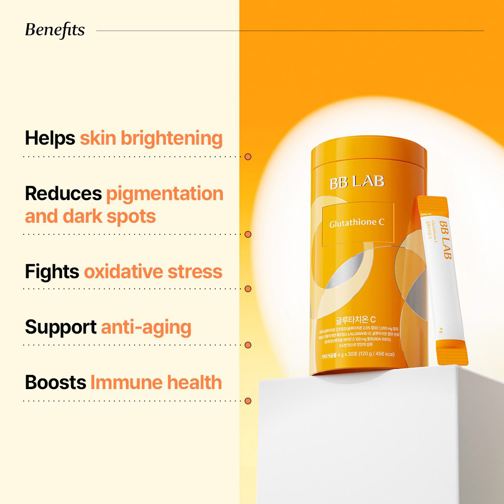 مکمل خوراکی گلوتاتیون ویتامین سی بی بی لب روشن کننده و آنتی اکسیدان قوی BB LAB Glutachione C
