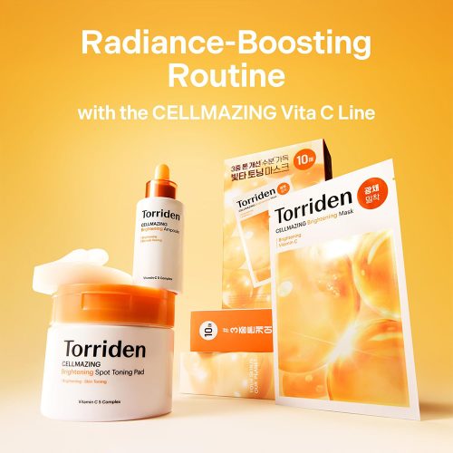 پد تونر ضد لک و روشن کننده ویتامین سی توریدن Torriden CELLMAZING Brightening Spot Toning Pad