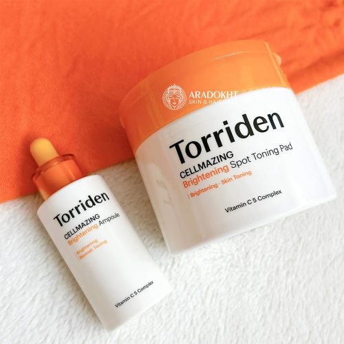 پد تونر ضد لک و روشن کننده ویتامین سی توریدن Torriden CELLMAZING Brightening Spot Toning Pad