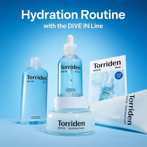 پد تونر هیالورونیک اسید ریز مولکولی توریدن آبرسان قوی و تسکین دهنده پوست Torriden DIVE-IN Low Molecular Hyaluronic Acid Multi Pad