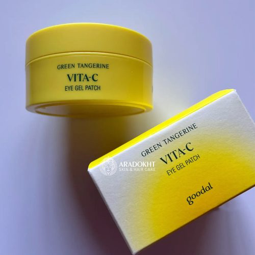 پچ ژلی روشن کننده زیر چشم ویتامین سی نارنگی سبز گودال Goodal Green Tangerine Vita C Eye Gel Patch