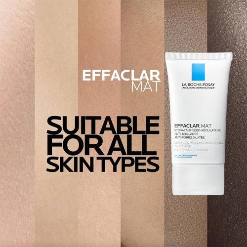 کرم مرطوب کننده افکلار پوست چرب لاروش پوزای La Roche-Posay Effaclar MAT Mattifying Face Moisturizer