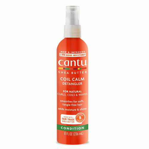 اسپری گره باز کن موی فر شی باتر کانتو Cantu Shea Butter Coil Calm Detangler