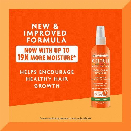 اسپری گره باز کن موی فر شی باتر کانتو Cantu Shea Butter Coil Calm Detangler