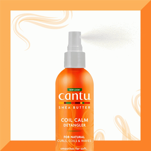 اسپری گره باز کن موی فر شی باتر کانتو Cantu Shea Butter Coil Calm Detangler