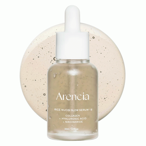 سرم روشن کننده برنج و حلزون آرنسیا Arencia Rice Mucin Glow Serum