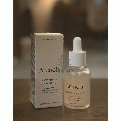 سرم روشن کننده برنج و حلزون آرنسیا Arencia Rice Mucin Glow Serum