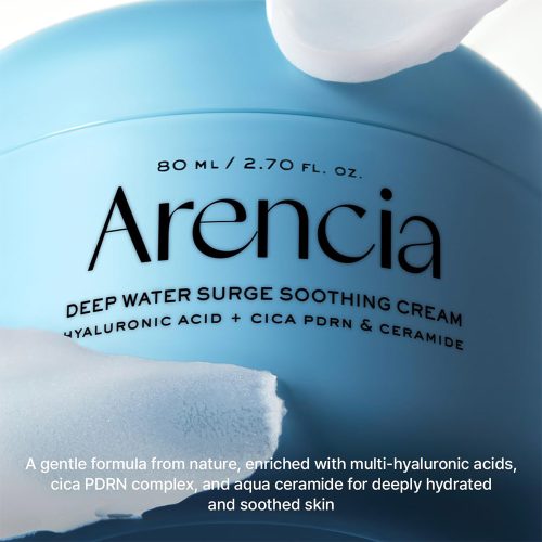 سوتینگ کرم آبرسان و تسکین دهنده آرنسیا Arencia Deep Water Surge Soothing Cream