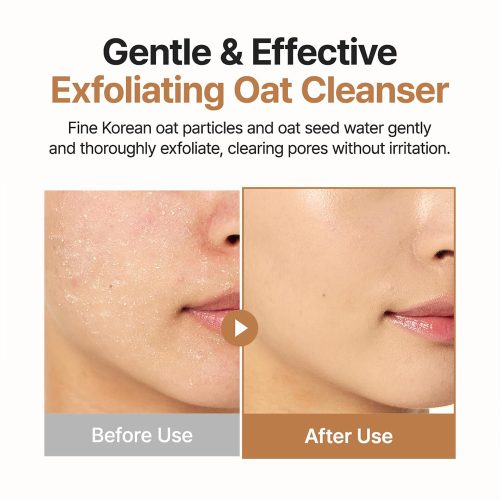شوینده و اسکراب لایه بردار جو دوسر پیوریتو Purito Oat in Gentle Exfoliating Face Cleanser