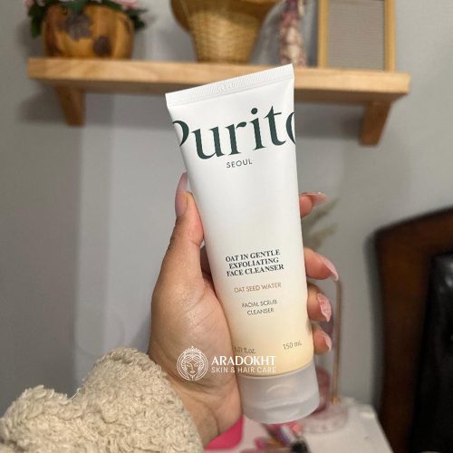 شوینده و اسکراب لایه بردار جو دوسر پیوریتو Purito Oat in Gentle Exfoliating Face Cleanser