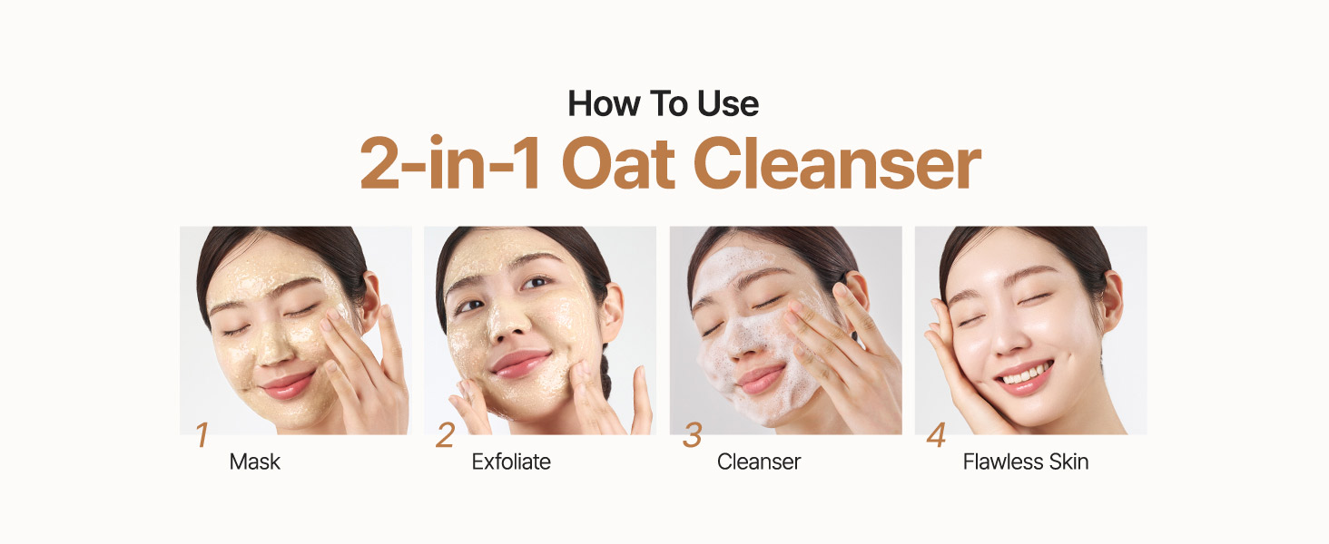 شوینده و اسکراب لایه بردار جو دوسر پیوریتو Purito Oat in Gentle Exfoliating Face Cleanser