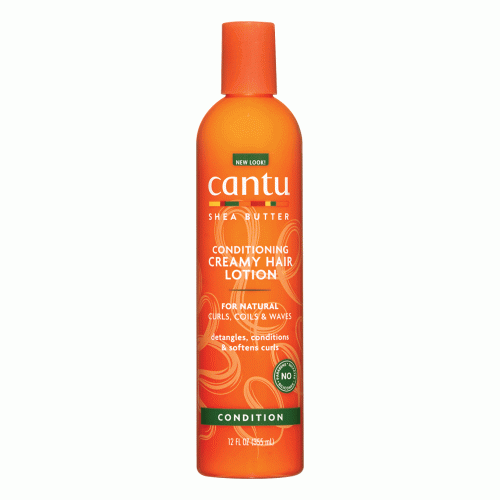 لوسیون کرمی نرم کننده موهای فر و موج دار شی باتر کانتو Cantu Shea Butter Conditioning Creamy Hair Lotion
