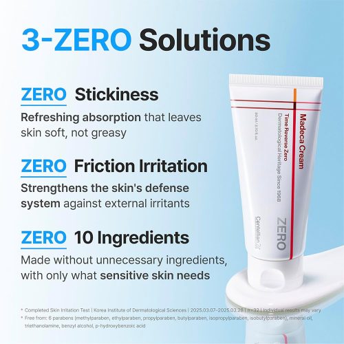 مادکا کرم زیرو سنتلین 24 ترمیم کننده، ضد چروک و تسکین دهنده قوی پوست Centellian24 Madeca Cream Time Reverse Zero