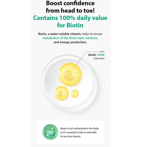 مکمل خوراکی تقویت کننده پوست، مو و ناخن بیوتین و کلاژن V بی بی لب BB LAB Biotin Collagen V