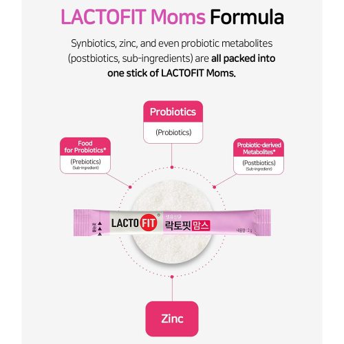 مکمل پروبیوتیک لاکتوفیت صورتی مدل بانوان LACTO-FIT Probiotics Moms