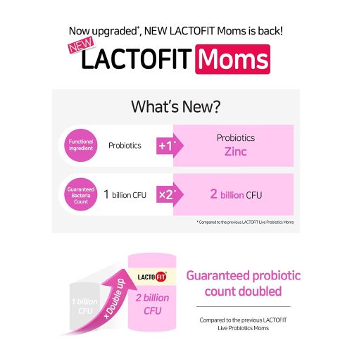 مکمل پروبیوتیک لاکتوفیت صورتی مدل بانوان LACTO-FIT Probiotics Moms