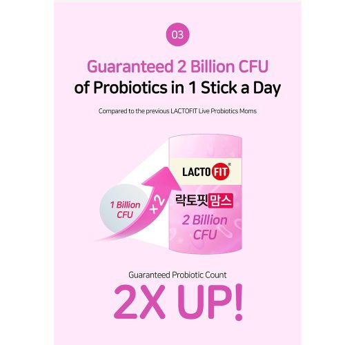 مکمل پروبیوتیک لاکتوفیت صورتی مدل بانوان LACTO-FIT Probiotics Moms