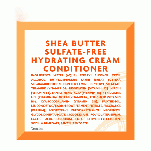 نرم کننده بدون سولفات داخل حمام شی باتر کانتو Cantu Shea Butter Sulfate-Free Hydrating Cream Conditioner