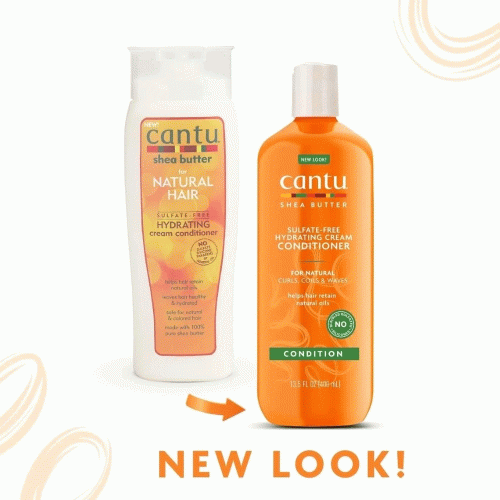 نرم کننده بدون سولفات داخل حمام شی باتر کانتو Cantu Shea Butter Sulfate-Free Hydrating Cream Conditioner