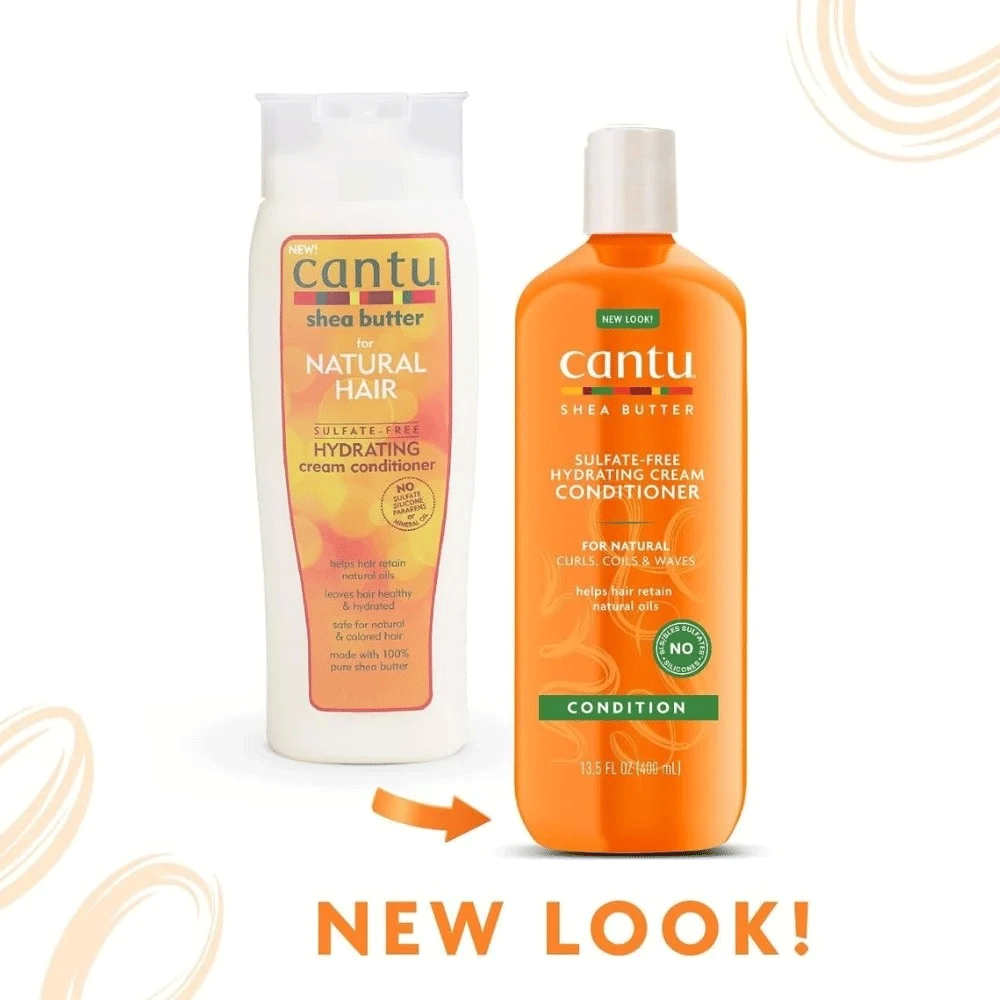 نرم کننده بدون سولفات داخل حمام شی باتر کانتو Cantu Shea Butter Sulfate-Free Hydrating Cream Conditioner
