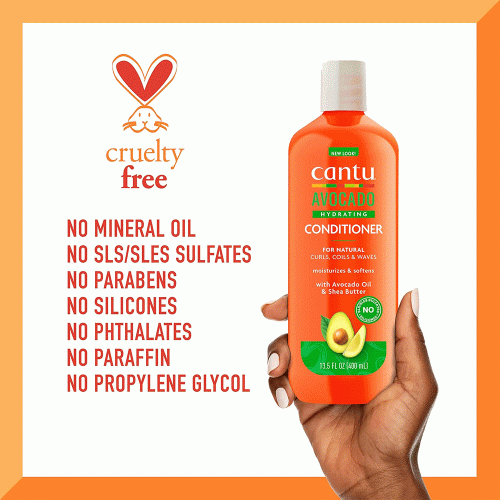نرم‌ کننده آووکادو کانتو Cantu Avocado Hydrating Conditioner