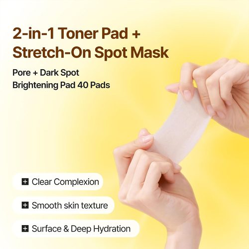 پد تونر ضد لک و کنترل منافذ سلیمکس celimax Pore + Dark Spot Brightening Pad
