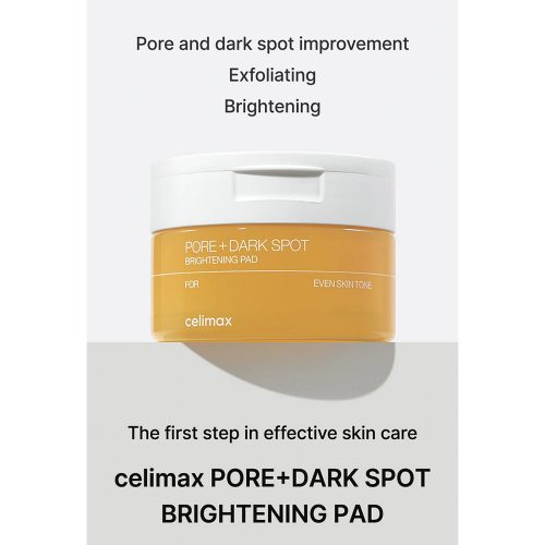 پد تونر ضد لک و کنترل منافذ سلیمکس celimax Pore + Dark Spot Brightening Pad