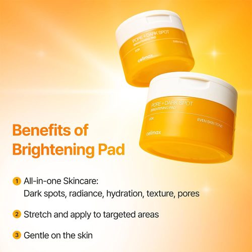پد تونر ضد لک و کنترل منافذ سلیمکس celimax Pore + Dark Spot Brightening Pad