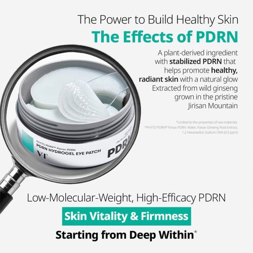 پچ زیر چشم هیدروژلی PDRN وی تی کازمتیک آبرسان، ضد چروک و روشن کننده VT PDRN Hydrogel Eye Patch