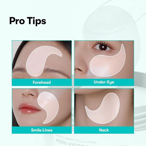 پچ زیر چشم هیدروژلی PDRN وی تی کازمتیک آبرسان، ضد چروک و روشن کننده VT PDRN Hydrogel Eye Patch