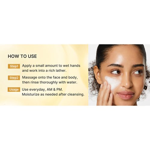 ژل شوینده روشن کننده صورت و بدن کوجیک اسید و زردچوبه مدی کیوب medicube Kojic Acid Turmeric Purifying Gel Cleanser