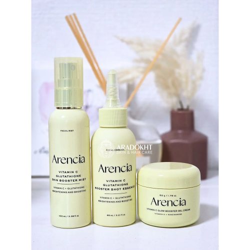 ژل کرم بوستر شات ویتامین سی آرنسیا آبرسان و روشن کننده قوی تیرگی ها Arencia Vitamin C Glow Booster Gel Cream