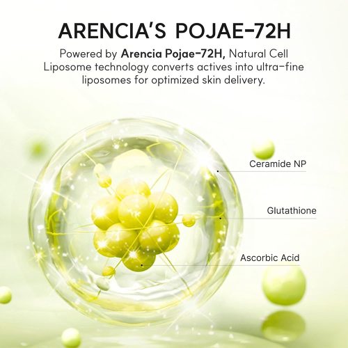 ژل کرم بوستر شات ویتامین سی آرنسیا آبرسان و روشن کننده قوی تیرگی ها Arencia Vitamin C Glow Booster Gel Cream