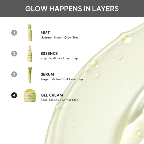 ژل کرم بوستر شات ویتامین سی آرنسیا آبرسان و روشن کننده قوی تیرگی ها Arencia Vitamin C Glow Booster Gel Cream