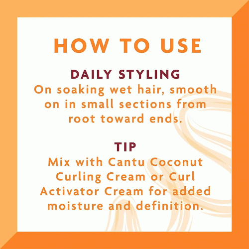 کاسترد حالت دهنده و براق کننده شی باتر کانتو Cantu Shea Butter Define & Shine Custard