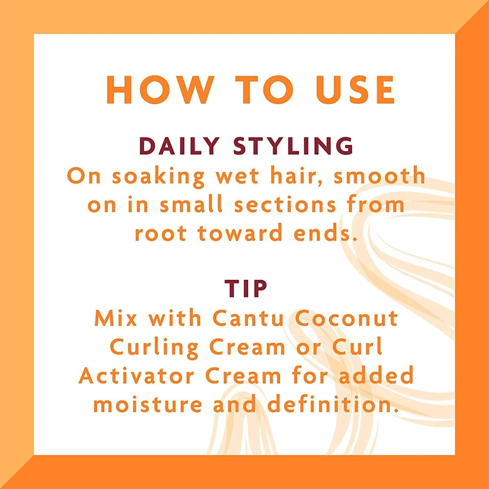 کاسترد حالت دهنده و براق کننده شی باتر کانتو Cantu Shea Butter Define & Shine Custard