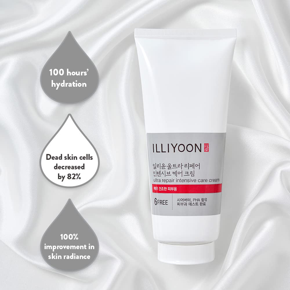 کرم ترمیم کننده و آبرسان قوی اولترا ریپیر ایلیون ILLIYOON Ultra Repair Intensive Care Cream