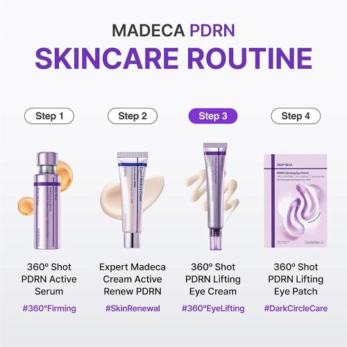 کرم دور چشم 360 شات PDRN سنتلین 24 ضد چروک، لیفت و روشن کننده Centellian24 360 Shot PDRN Lifting Eye Cream