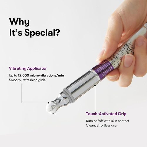 کرم دور چشم لیفتینگ ویبره دار وی تی ریدل شات ضد چروک، سفت کننده و جوانساز پوست Vt Cosmetics Reedle Shot Lifting Eye Cream