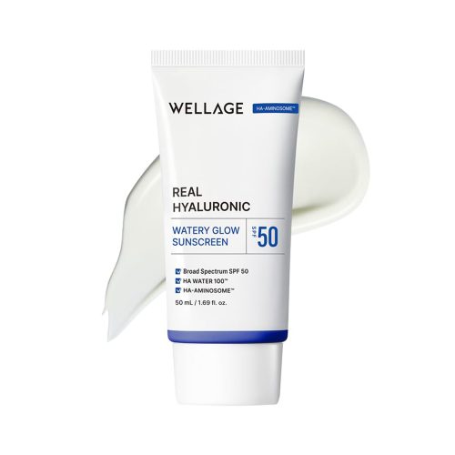 کرم ضد آفتاب آبرسان هیالورونیک اسید ولاژ WELLAGE Real Hyaluronic Blue Sun Cream