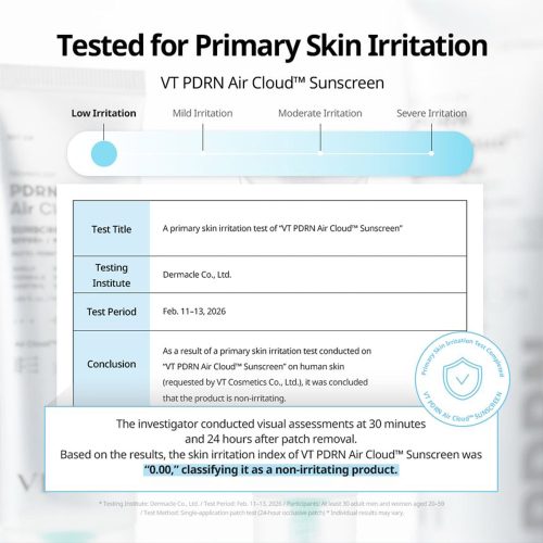 کرم ضد آفتاب آبرسان و سبک ایر کلود PDRN وی تی کازمتیک VT COSMETICS PDRN Air Cloud Sunscreen