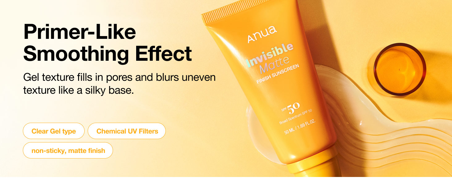 کرم ضد آفتاب مات کننده آنوا Anua Invisible Matte Finish Sunscreen