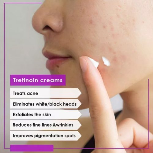 کرم ضد جوش و ضد لک ترتینوئین 0.025 اکرتین جمجوم فارما Jamjoom Pharma Acretin Tretinoin Cream 0.025%