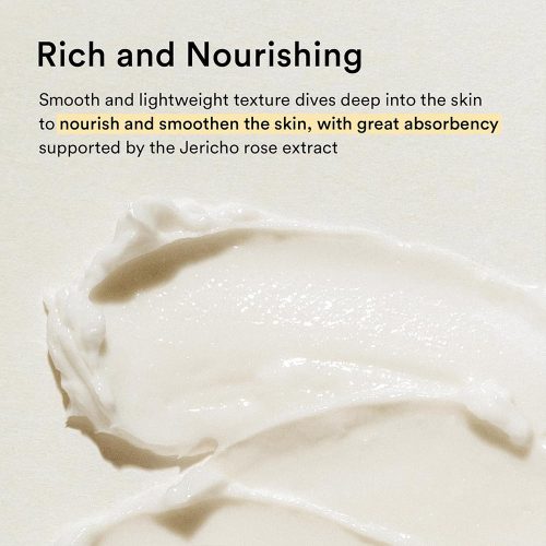 کرم مرطوب کننده رز جریکو ابیب ضد چروک، جوانساز و ترمیم کننده پوست Abib Jericho Rose Crème Nutrition Tube
