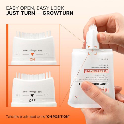 آمپول ضد ریزش و تقویت کننده مو اگزوزوم لیلیوئه lilyeve Grow Turn Exosome Brush Ampoule