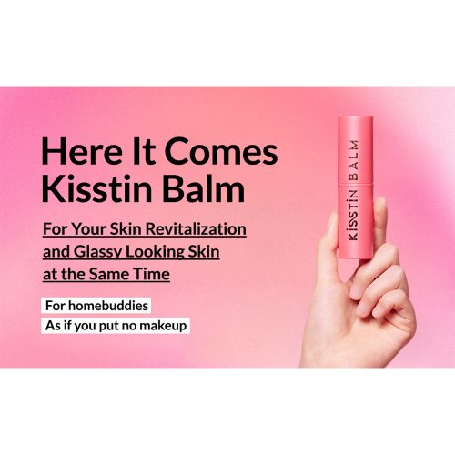 بالم استیکی صورتی کاهی آبرسان، تقویت کننده و ضد چروک KAHI Kisstin Balm pink