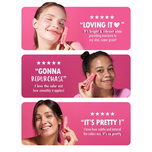 بالم استیکی صورتی کاهی آبرسان، تقویت کننده و ضد چروک KAHI Kisstin Balm pink