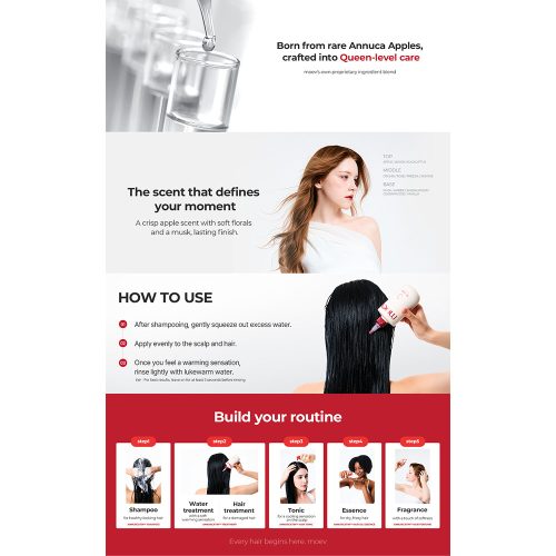 تریتمنت واتر آنورکاتین مو ایو نرم کننده، تقویت ساقه و کنترل وز مو MOEV Annurcatin Water Treatment