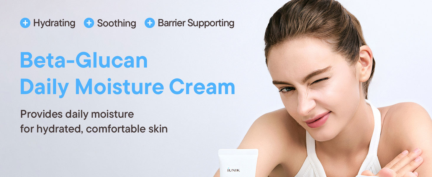 ست کرم مرطوب کننده و ترمیم کننده قوی بتاگلوکان آیونیک iUNIK Beta Glucan 3X Barrier Cream