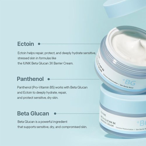 ست کرم مرطوب کننده و ترمیم کننده قوی بتاگلوکان آیونیک iUNIK Beta Glucan 3X Barrier Cream